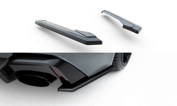 FOR AUDI - RS6 C8 - REAR SIDE SPLITTERS - CARBON FIBER