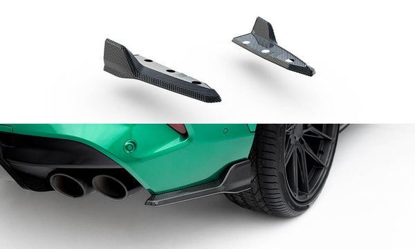 FOR BMW - X5M - F95 FACELIFT - CARBON FIBER REAR SIDE SPLITTERS