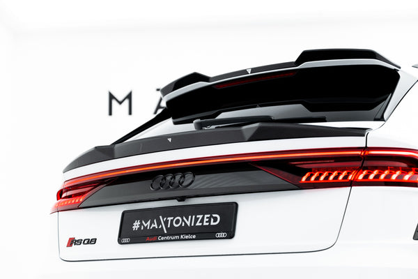 AUDI -  RSQ8 / SQ8 / Q8 S-LINE MK1 - CARBON FIBER LOWER TAILGATE SPOILER