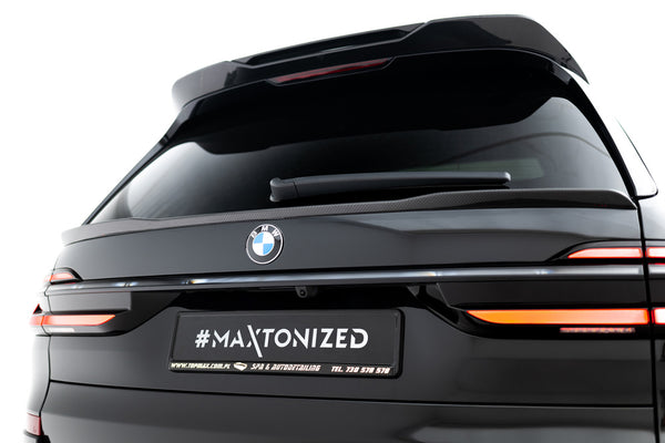 FOR BMW - X7 M-PACK - G07/ G07  FACELIFT - CARBON FIBER TAILGATE LOWER SPOILER