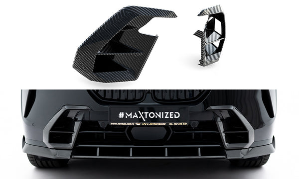FOR BMW - X7 M-PACK - G07  FACELIFT - CARBON FIBER FRONT BUMPER SIDE VENTS