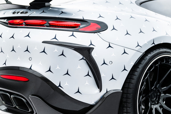 FOR MERCEDES - AMG GT 63 - C192 - PREPREG REAR BUMPER CARBON CANARDS