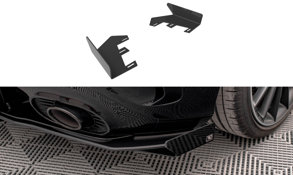 Rear Side Flaps suitable for Mercedes A35 AMG Hatchback Aero Pack W177