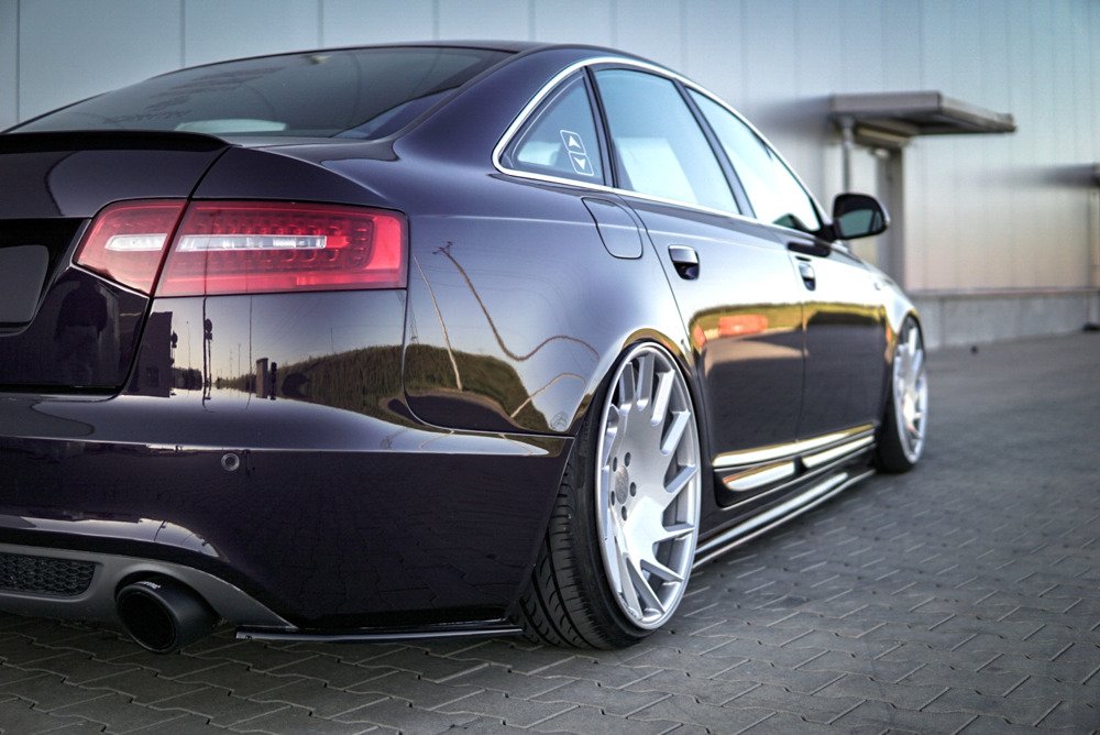 Rear Side Splitters suitable for Audi A6 S-Line C6 / C6 Facelift Sedan / Avant