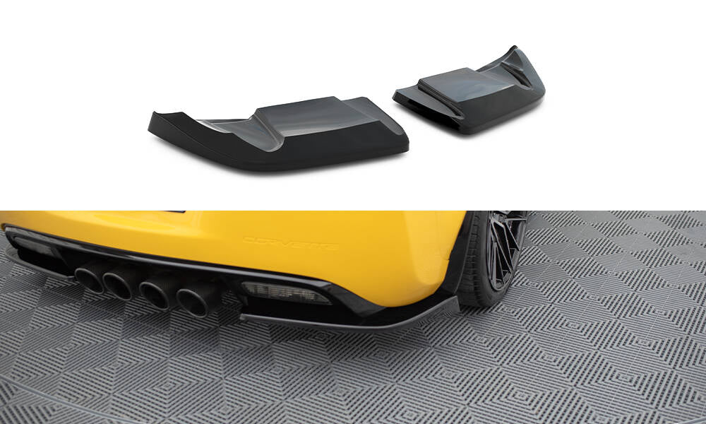 FOR CHEVROLET- CORVETTE - C6 - REAR SIDE SPLITTERS