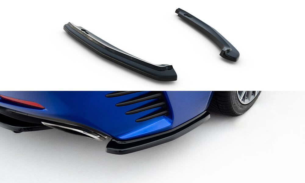 Rear Side Splitters suitable for Lexus Rc Mk1