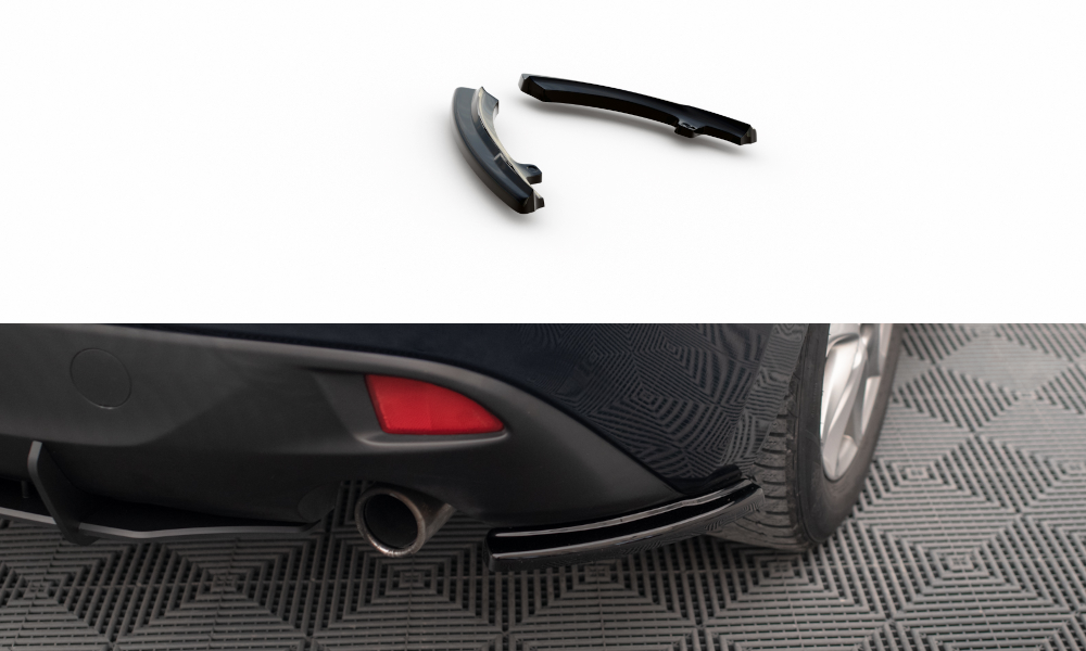 Rear Side Splitters suitable for Mazda 3 Mk3