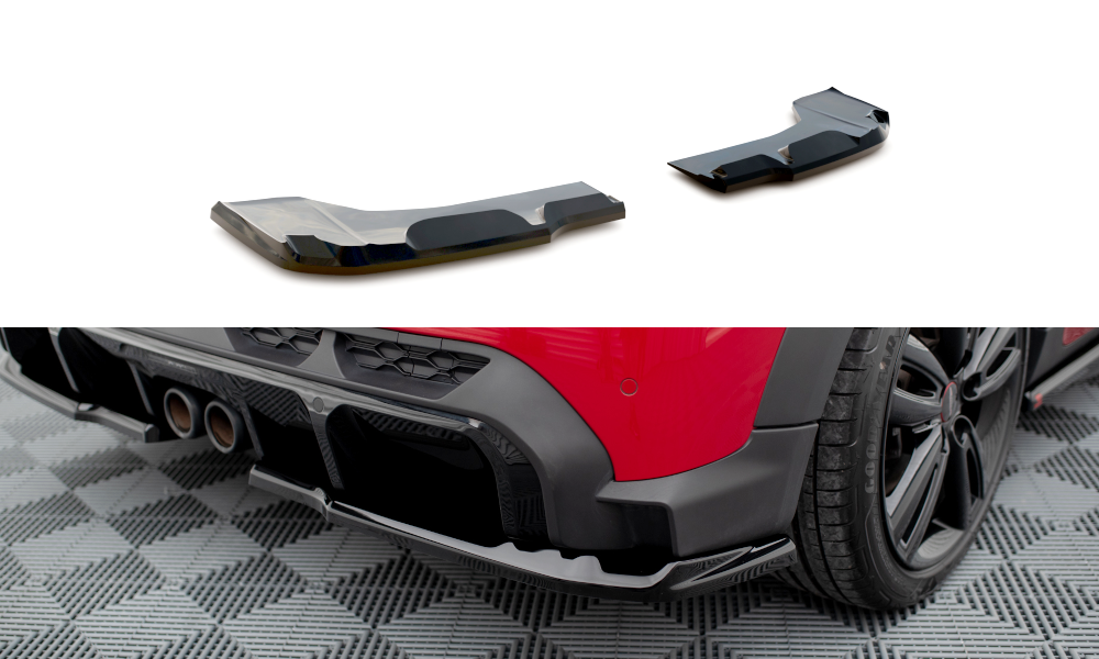 Rear Side Splitters suitable for Mini Cooper S John Cooper Works F55 Facelift