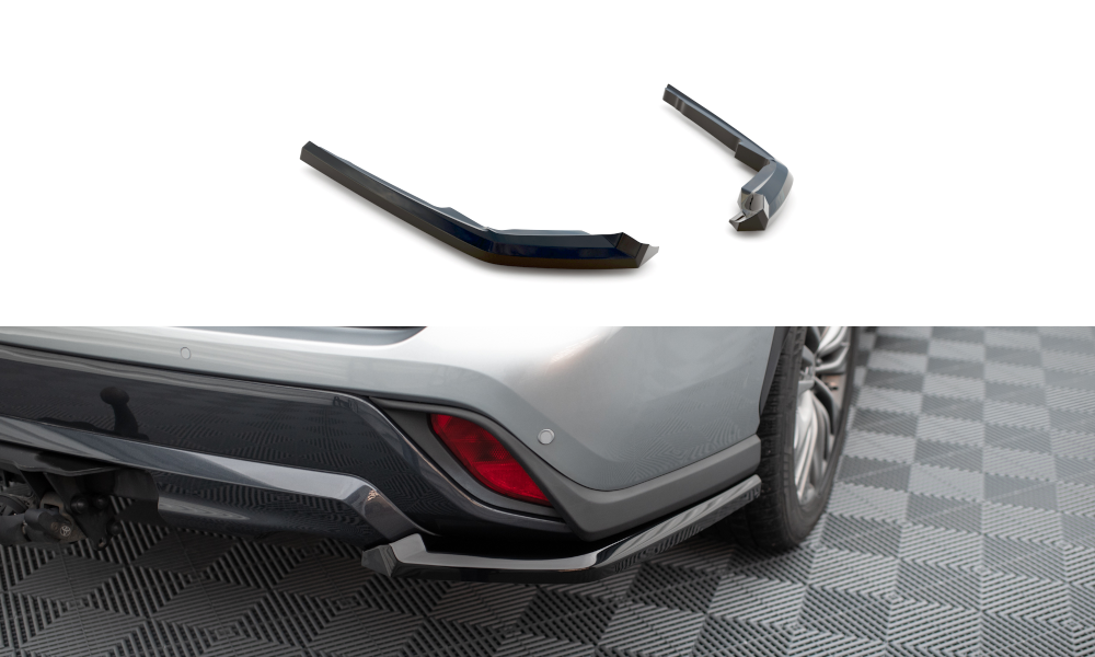 Rear Side Splitters suitable for Toyota Highlander Mk4