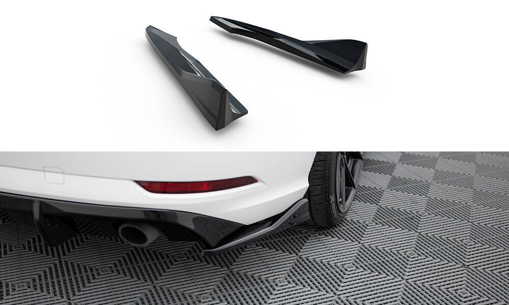 FOR AUDI - A3 SEDAN - 8V FACELIFT - REAR SIDE SPLITTERS - V2
