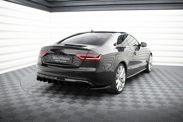 FOR AUDI - B8 S5/ A5 S-LINE - COUPE / CABRIO - REAR SIDE SPLITTERS - V2
