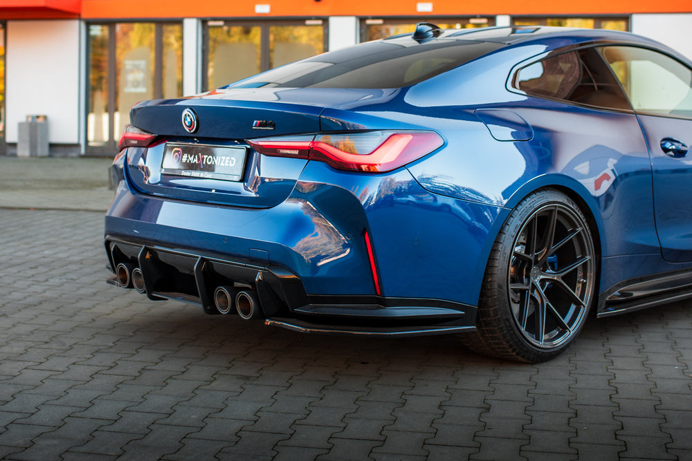 Rear Side Splitters V.2 suitable for BMW M4 G82 / G82 Facelift