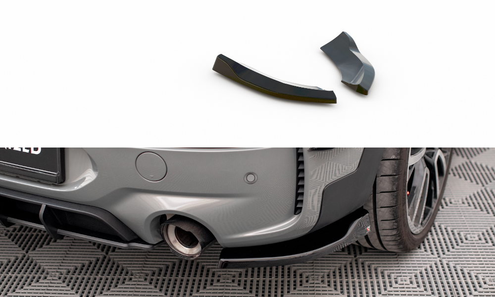 Rear Side Splitters V.2 suitable for Mini Cooper Clubman John Cooper Works F54 Facelift