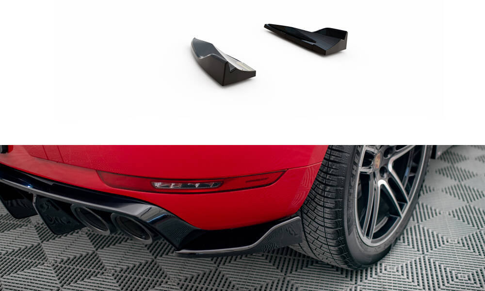 FOR PORSCHE - MACAN GTS/ SPORT DESIGN - MK1 FACELIFT - REAR SIDE SPLITTERS - V2
