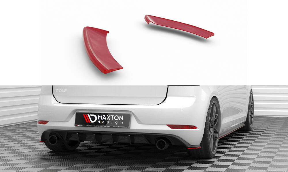 FOR VOLKSWAGEN - MK7.5 GOLF GTI - FACELIFT - REAR SIDE SPLITTERS - V2
