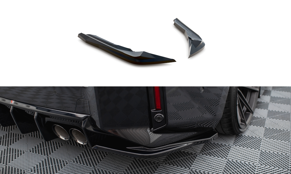 BMW - M2 - G87- Rear Side Splitters - V3 – Maxton Design Canada