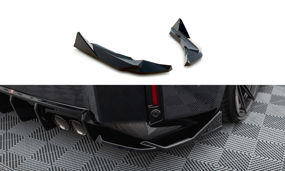Rear Side Splitters V.4 (For Rear Valance V.1) suitable for BMW M2 G87