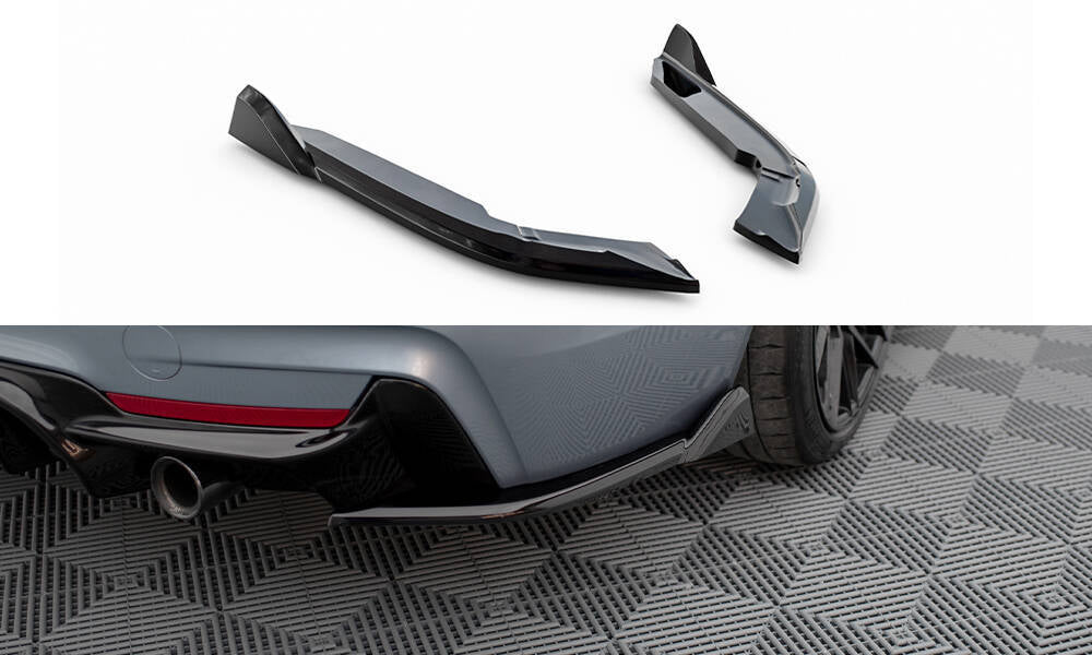 Rear Side Splitters V.5 suitable for BMW 4 Coupe M-Pack F32