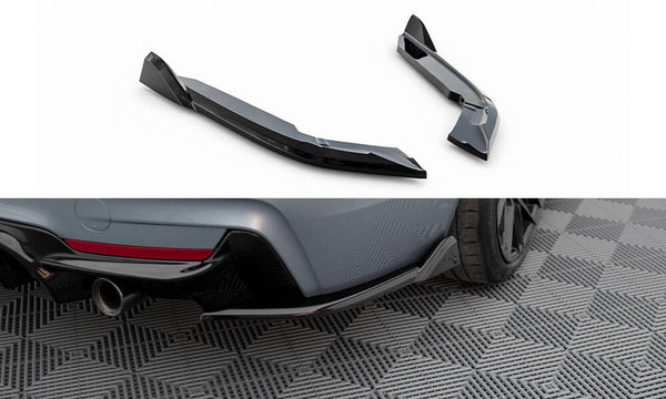 BMW - 4 Series - F32 M-PACK - COUPE - REAR SIDE SPLITTERS - V5