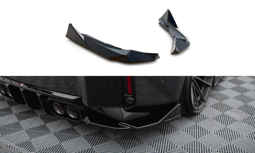 FOR BMW - M2 - G87- REAR SIDE SPLITTERS - V6(FOR REAR VALANCE V2)