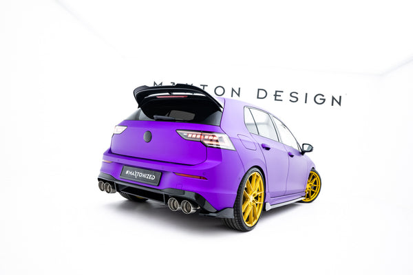 FOR VOLKSWAGEN - GOLF R - MK8/ MK8 FACELIFT - REAR SIDE SPLITTERS - V7