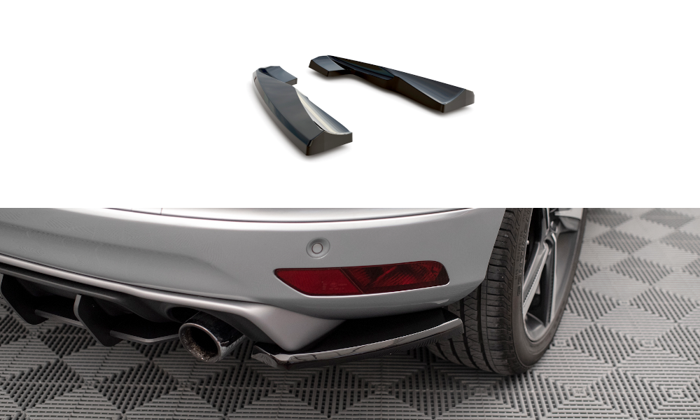 Rear Side Splitters suitable for Volvo XC60 R-Design Mk1 Facelift