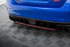 SUBARU - WRX STI - MK1 - REAR SPLITTER - V2 (GLOSS BLACK + RED)