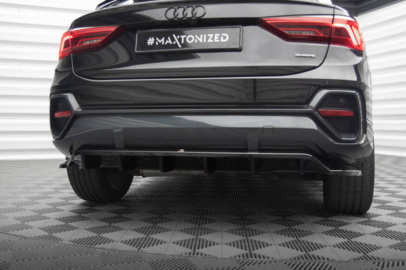 Audi - Q3 Sportback F3 - Rear Splitter (with vertical bars)