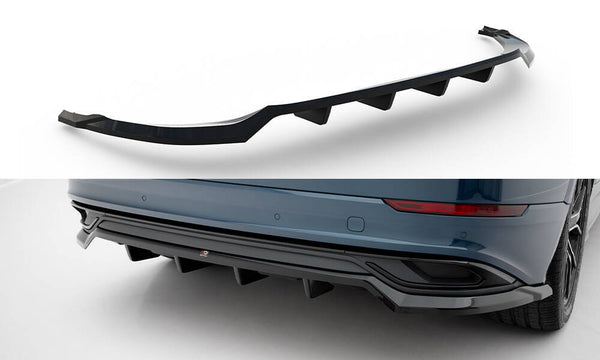 Audi - Q8 - Mk1 - Rear Splitter (with vertical bars)