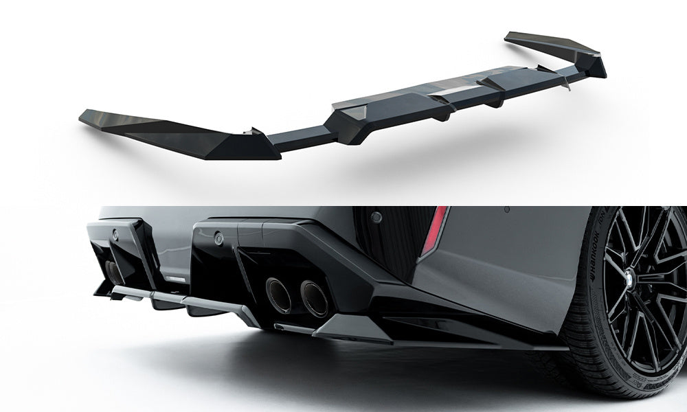 Rear Splitter (With Vertical Bars) suitable for BMW M5 Sedan / Touring G90