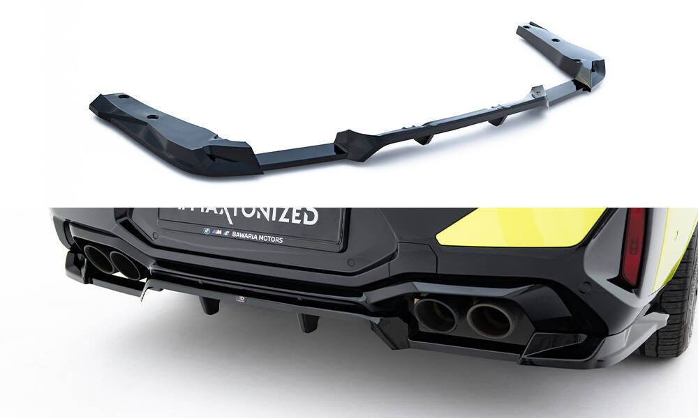 Rear Splitter (With Vertical Bars) suitable for BMW X4M F98 Facelift