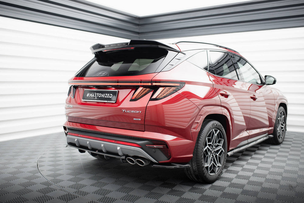 Rear Splitter (With Vertical Bars) suitable for Hyundai Tucson N-Line Mk4