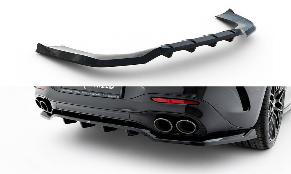 Rear Splitter (With Vertical Bars) suitable for Mercedes-AMG SL 63 R232
