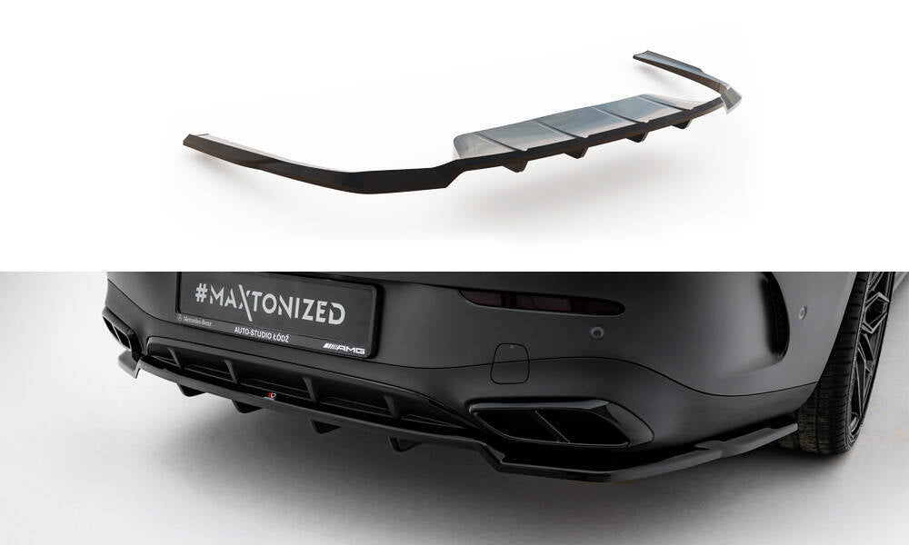 Rear Splitter (With Vertical Bars) suitable for Mercedes-Benz CLE AMG-Line C236