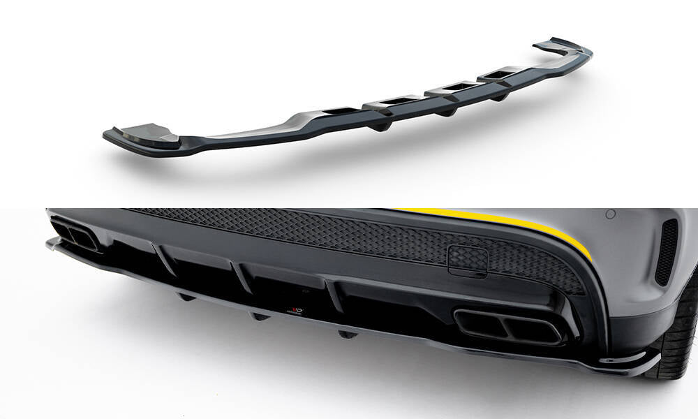 Rear Splitter (With Vertical Bars) V.1 suitable for Mercedes-Benz GLA 45 AMG