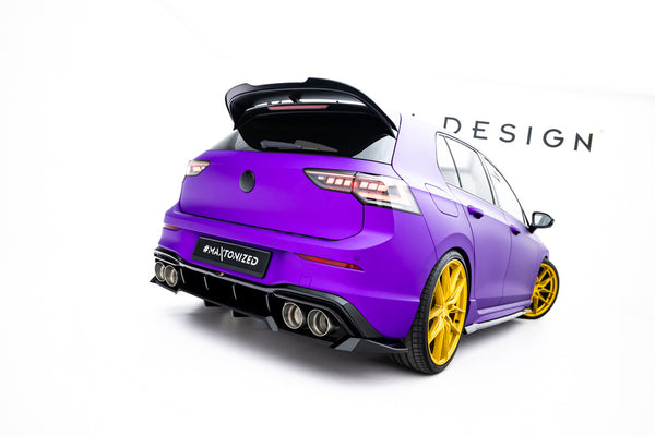 Volkswagen - Golf R - MK8/ Mk8 Facelift - Rear Splitter (with vertical bars) - V2