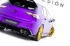 Volkswagen - Golf R - MK8/ Mk8 Facelift - Rear Splitter (with vertical bars) - V2