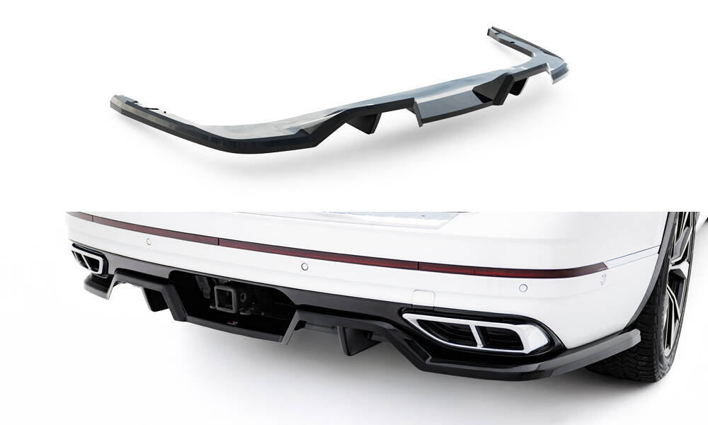 Rear Splitter (With Vertical Bars) suitable for Volkswagen Atlas R-Line Mk1 Facelift 2