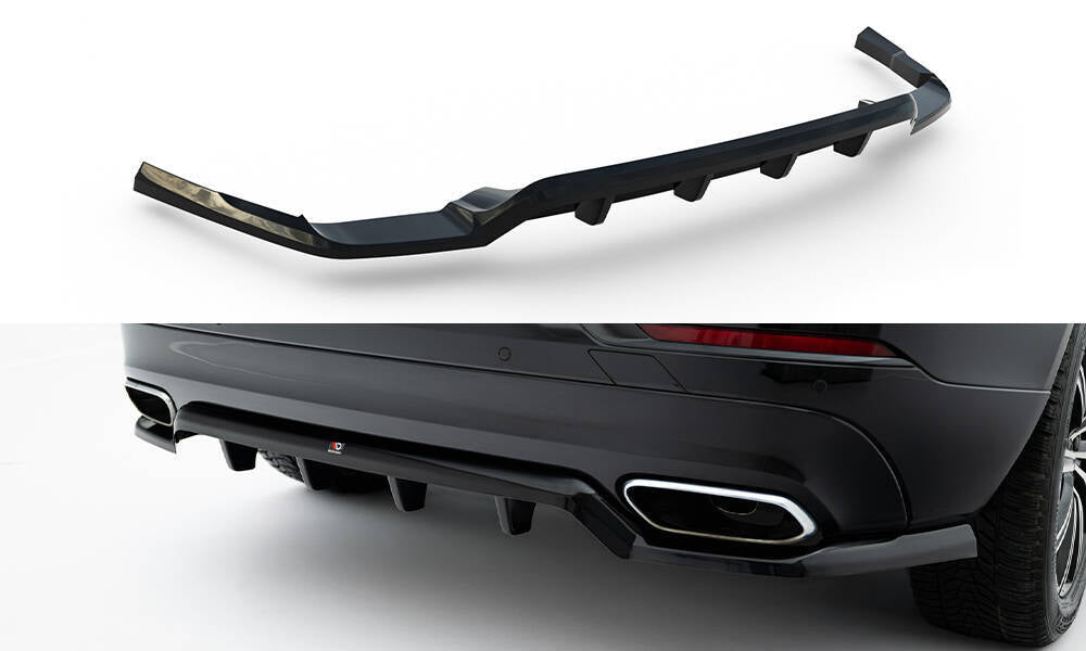 FOR VOLVO - XC60 MK2 - REAR SPLITTER (WITH VERTICAL BARS)