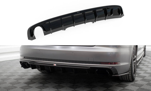 Audi - A4 B9 - Rear Valance (Version with single exhaust tips on one side)