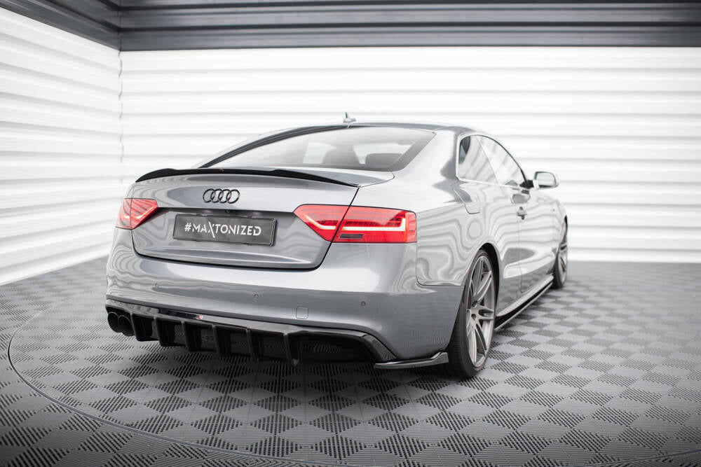 Rear Valance suitable for Audi S5 / A5 S-Line 8T Facelift (Single side dual Exhaust version)