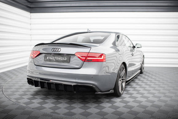 Audi - S5 / A5 S-Line - B8 Facelift  - Rear Valance (Single side dual exhaust version)