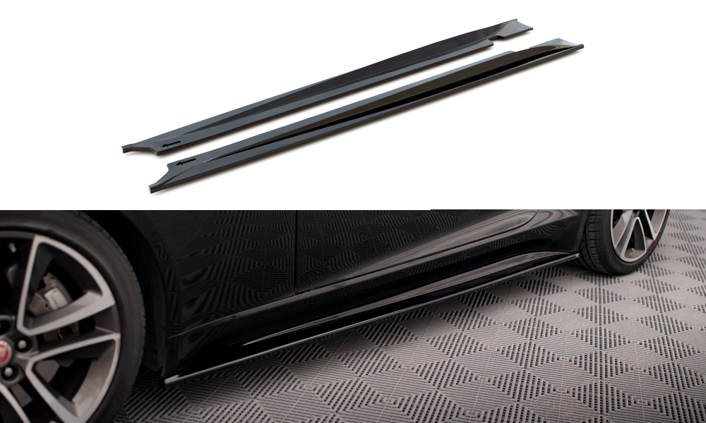 Side Skirts Diffusers suitable for Jaguar F-TYPE X152 /X152 Facelift