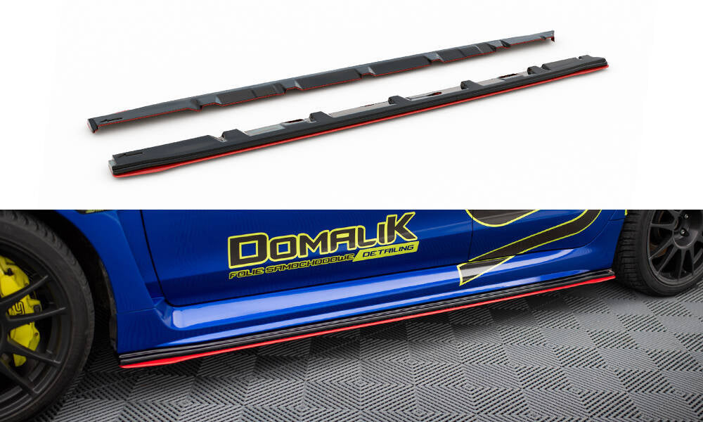 Side Skirts Diffusers V.2 suitable for Subaru WRX STI