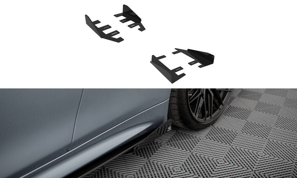 FOR BMW - 4 SERIES - F32 - M PACK - SIDE FLAPS
