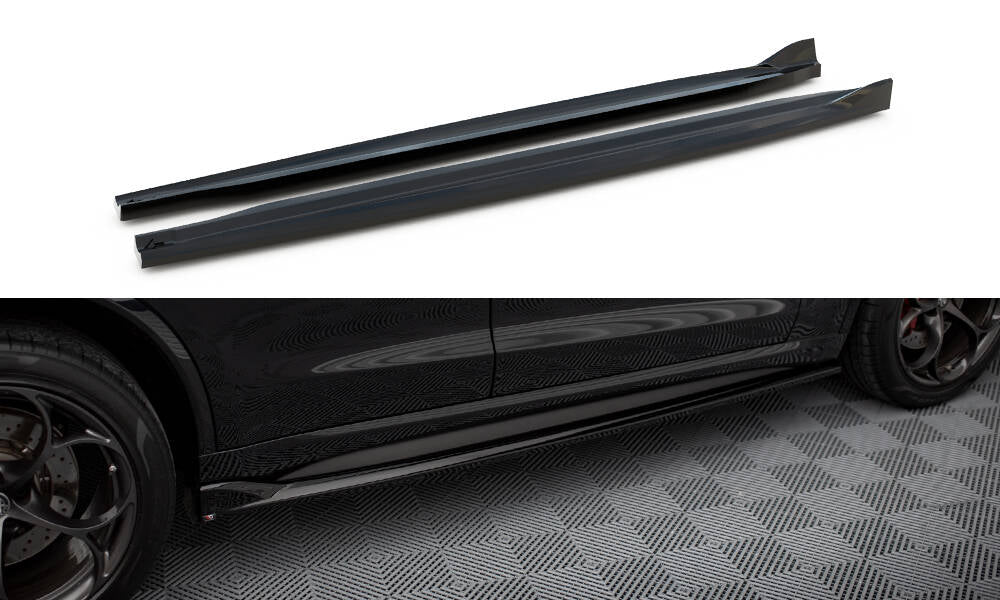 Side Skirts Diffusers suitable for Alfa Romeo Stelvio Quadrifoglio Mk1