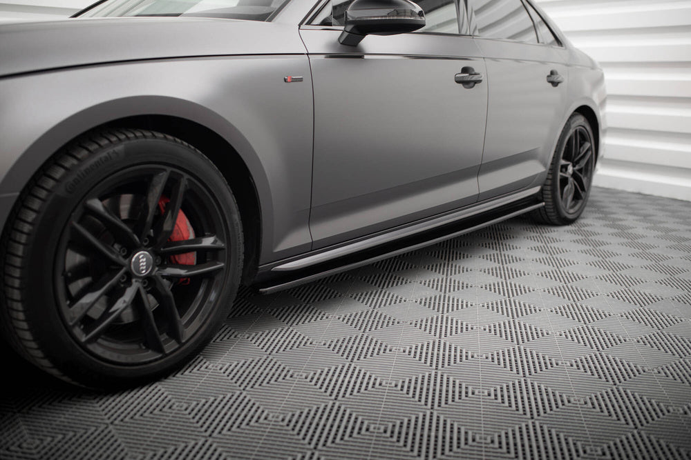 Side Skirts Diffusers suitable for Audi S4 / A4 S-Line / A4 Competiton B9