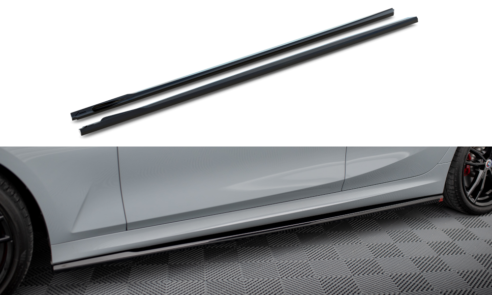 Side Skirts Diffusers suitable for BMW 3 M340i / M-Pack G20 / G21 Facelift