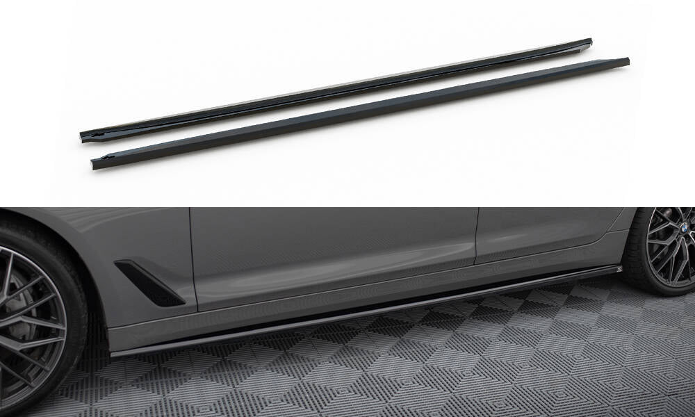 Side Skirts Diffusers suitable for BMW 5 G30 / G31 Facelift