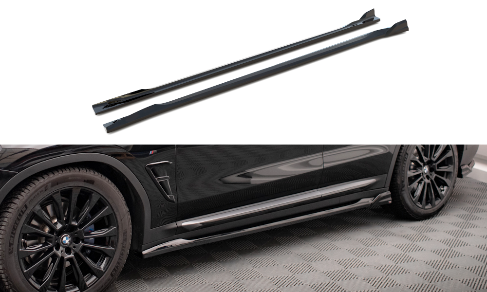 Side Skirts Diffusers suitable for BMW X3 x-Line G01